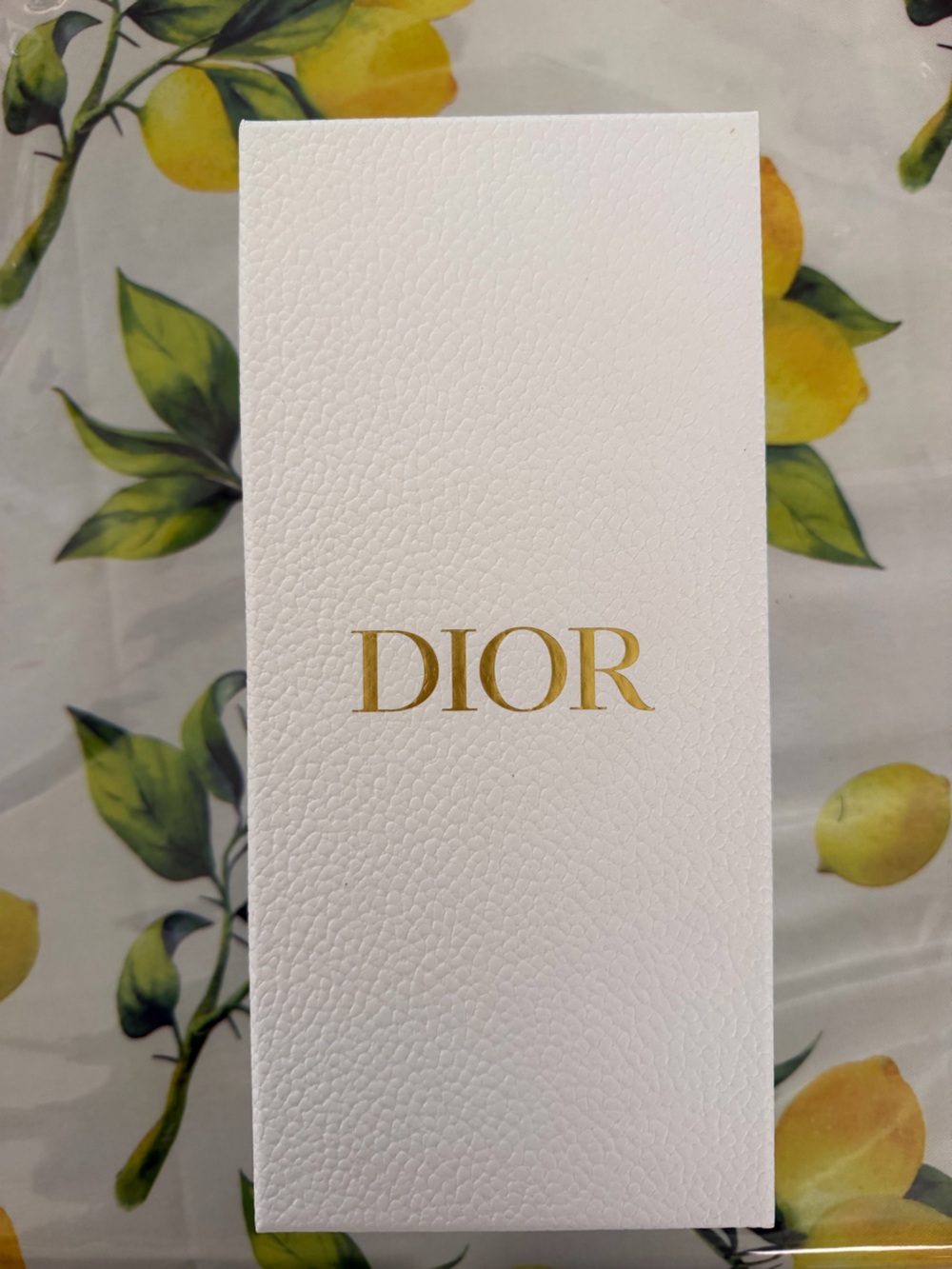 Dior beauty glass water bottle
